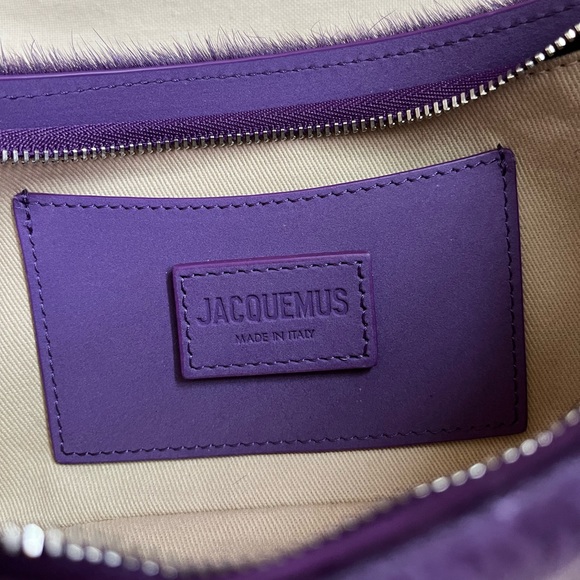 ❌❌ SOLD ❌❌💜JACQUEMUS- Purple Le Raphia ‘Le Bisou’ Bag - Picture 9 of 10